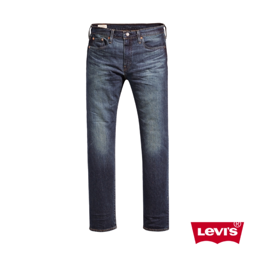 Levis 男款 上寬下窄 / 502 Taper牛仔褲 /深藍刷白/ 重磅/ 彈性布料 熱賣單品 29507-0511