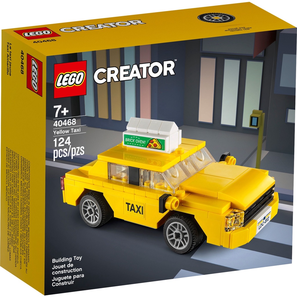 LEGO 40468 黃色計程車《熊樂家 高雄樂高專賣》Yellow TAXI Creator Expert