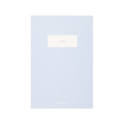 [ARTBOX OFFICIAL] 淺藍色線條筆記本 (48頁)