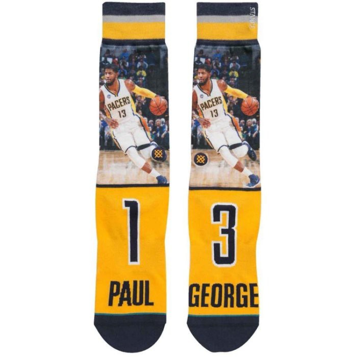 Stance NBA paul george pg13 襪子 紀念襪 印第安納溜馬 PG 2 錶框