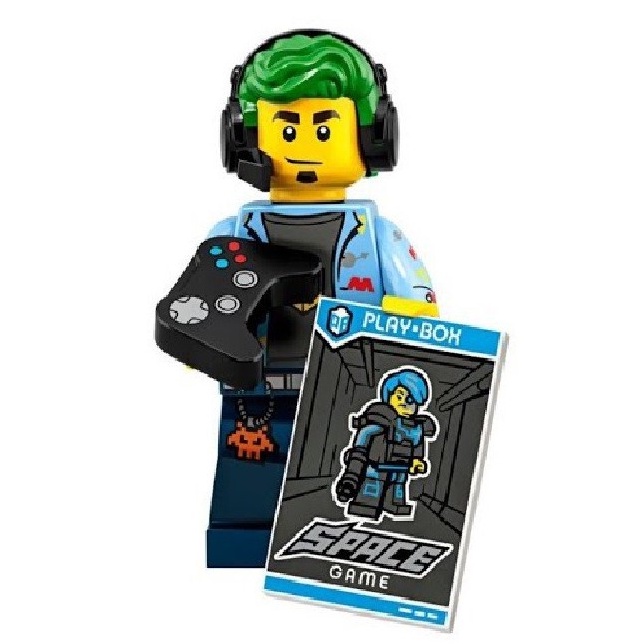 LEGO 樂高 第19代人偶包 1號 電玩人 遊戲 遊戲男孩 71025 col19-1