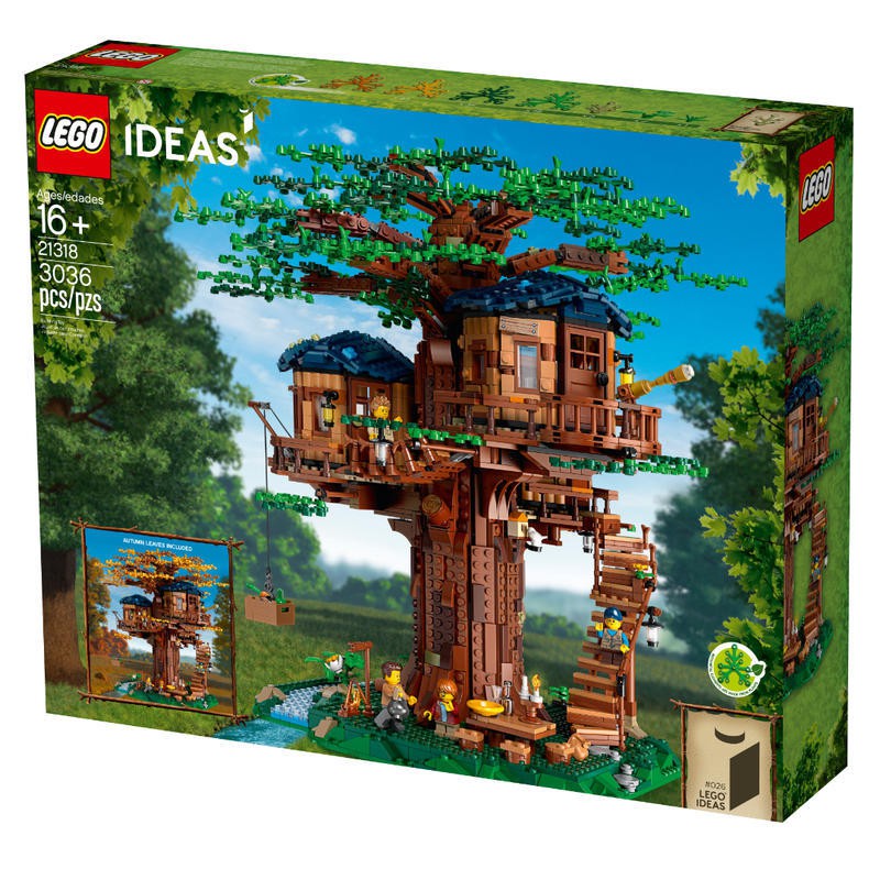 LEGO 樂高 21318 IDEAS 系列 Tree House 樹屋 全新未拆 公司貨 盒況完整