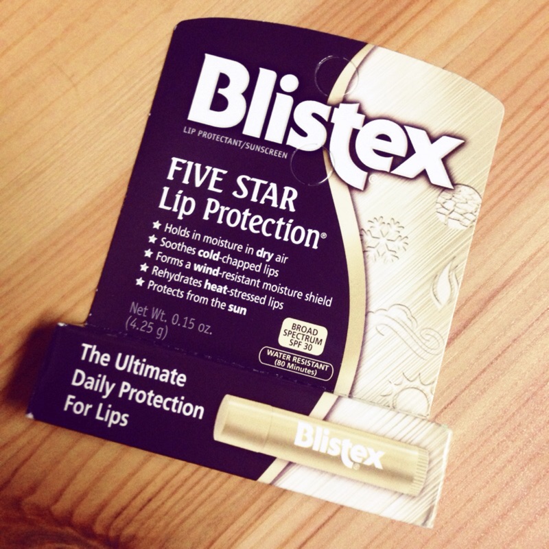 現貨）Blistex five star lip  protection 五星級 護唇膏 潤唇膏 防曬 spf30