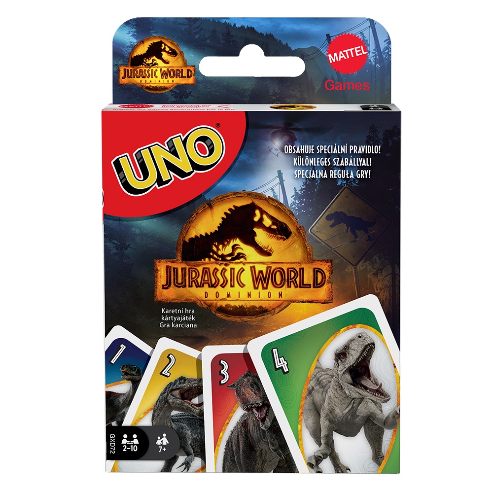 Mattel UNO 侏羅紀世界 恐龍玩具 正版 美泰兒 JURASSIC WORLD