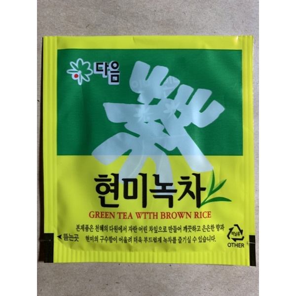 韓 國 糙 米 綠 茶
