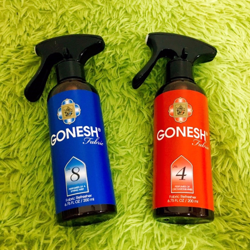 日本設計製造‧限定販售品 GONESH線香品牌『 衣物噴霧芳香劑』(4號/8號/白麝香)  消臭除菌 香氛噴霧