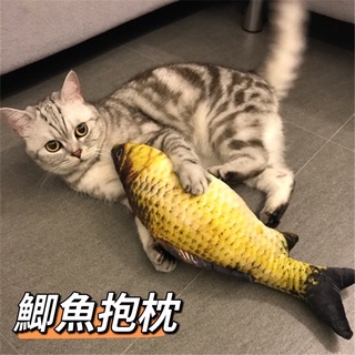鯽魚造型抱枕/貓薄荷魚/造型抱枕/寵物玩具/貓咪玩具/ 模擬鯽魚