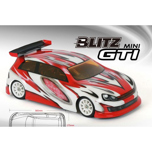【TITAN】BLITZ 1/10 MINI GTI 透明車殼 60904