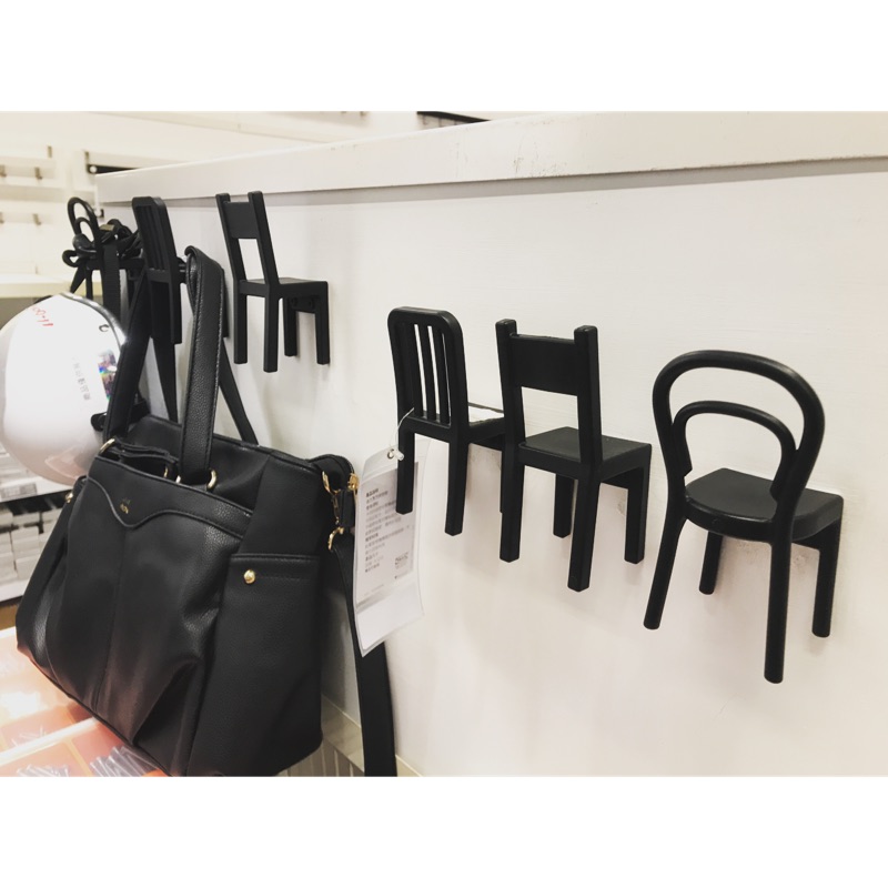 胖爸好物 Ikea 宜家家居fjantig 造型掛勾 餐椅 椅子 吹風機 安全帽 包包 耳機 鑰匙 3入1组 蝦皮購物