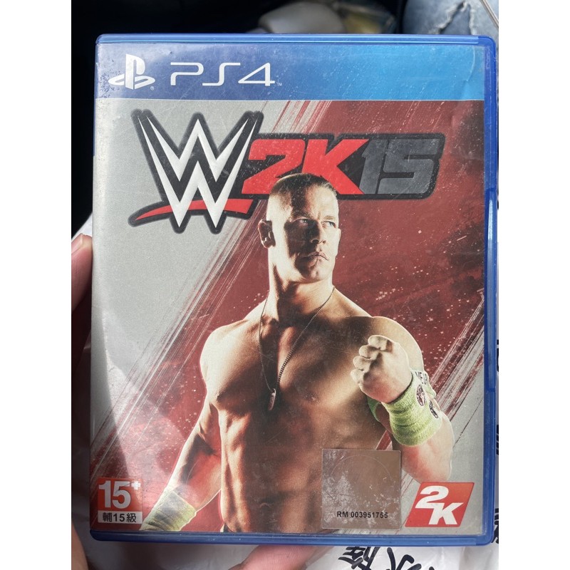 PS4 WWE 2k15摔角遊戲光碟片二手