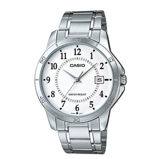 【CASIO】CASIO 不鏽鋼防水男錶 簡約設計 MTP-V004D-7B 臺灣卡西歐保固一年