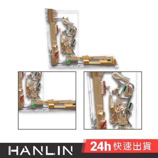 HANLIN-P-UPMD1C- 直立鋼琴打弦系統結構模型 水晶透明版 擺設高階 鋼琴店 調音師 教學 鋼琴教室 樂器行