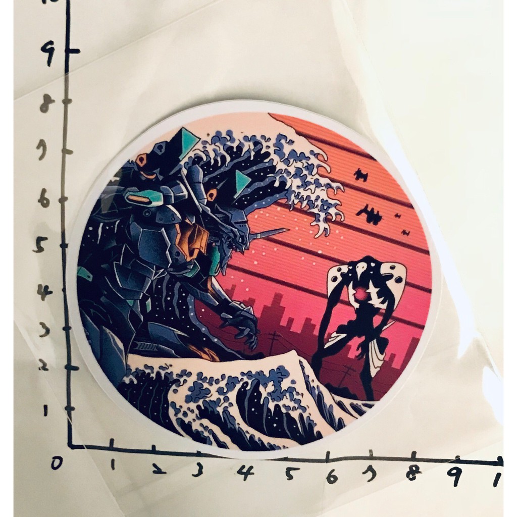 福音戰士初號機vs 第三使徒防水貼紙非哥吉拉使徒全新未使用 蝦皮購物