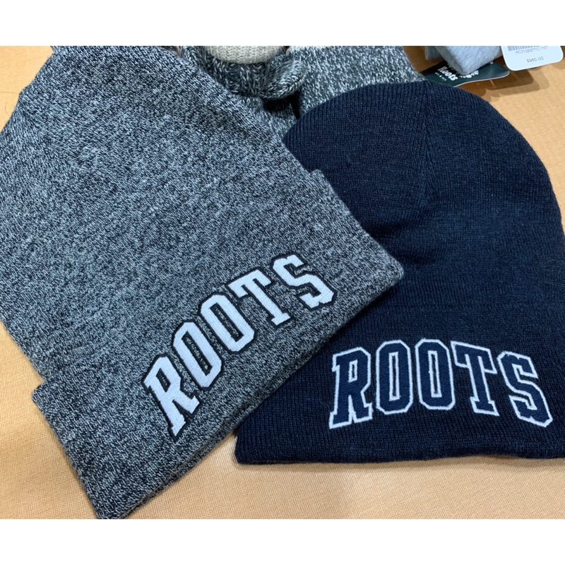 Roots[現貨]Roots繡線毛帽