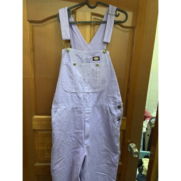 【DICKIES】二手WDP18219 Dickies Overall 吊帶褲 (紫色) 化學原宿