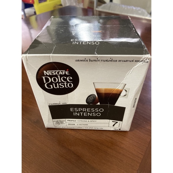 越南進口 意式濃縮 雀巢多趣酷思(Dolce Gusto) 黑咖啡膠囊 研磨咖啡粉 16顆裝