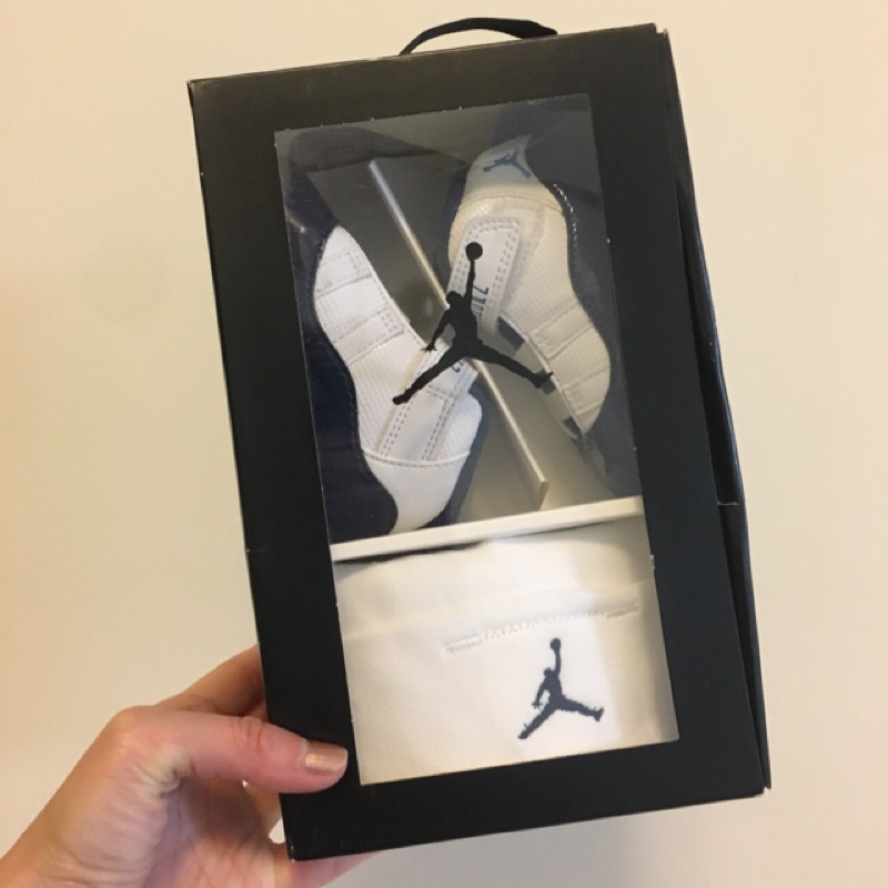 Jordan 11 retro gift 海軍藍 11代 學步鞋禮盒