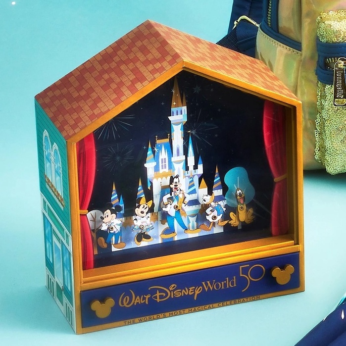 舞台小屋音樂盒🏠WALT DISNEY World 50TH 日本 迪士尼 音樂盒 米奇 米妮 收藏品 擺飾 公仔 裝飾