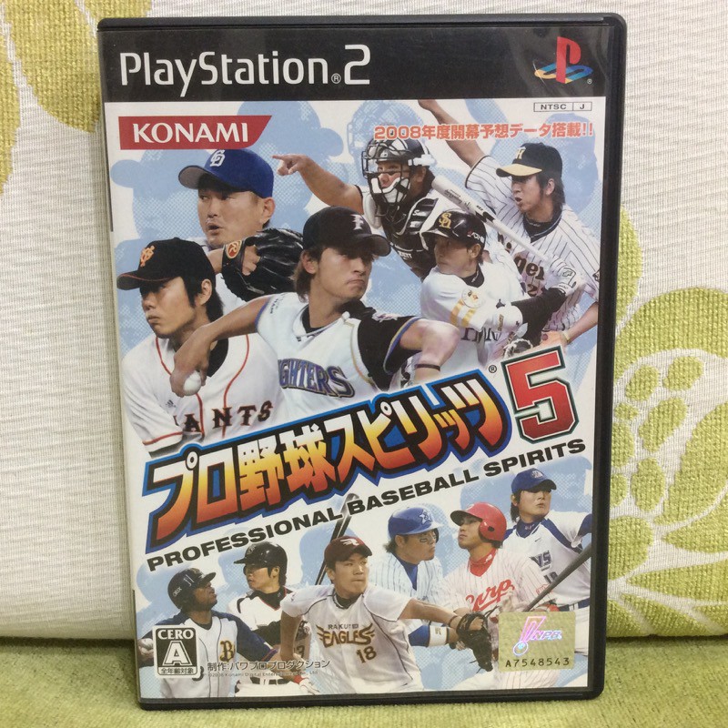 PS2 日版 野球魂 5 有 達比修 陽仲壽 陽岱鋼