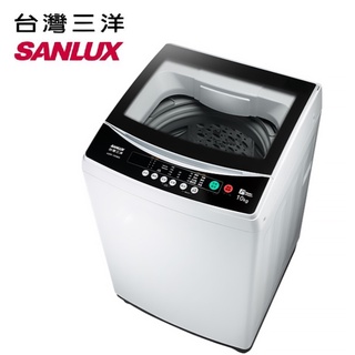 【SANLUX台灣三洋】10公斤定頻單槽洗衣機-白色【ASW-100MA】(標準安裝)