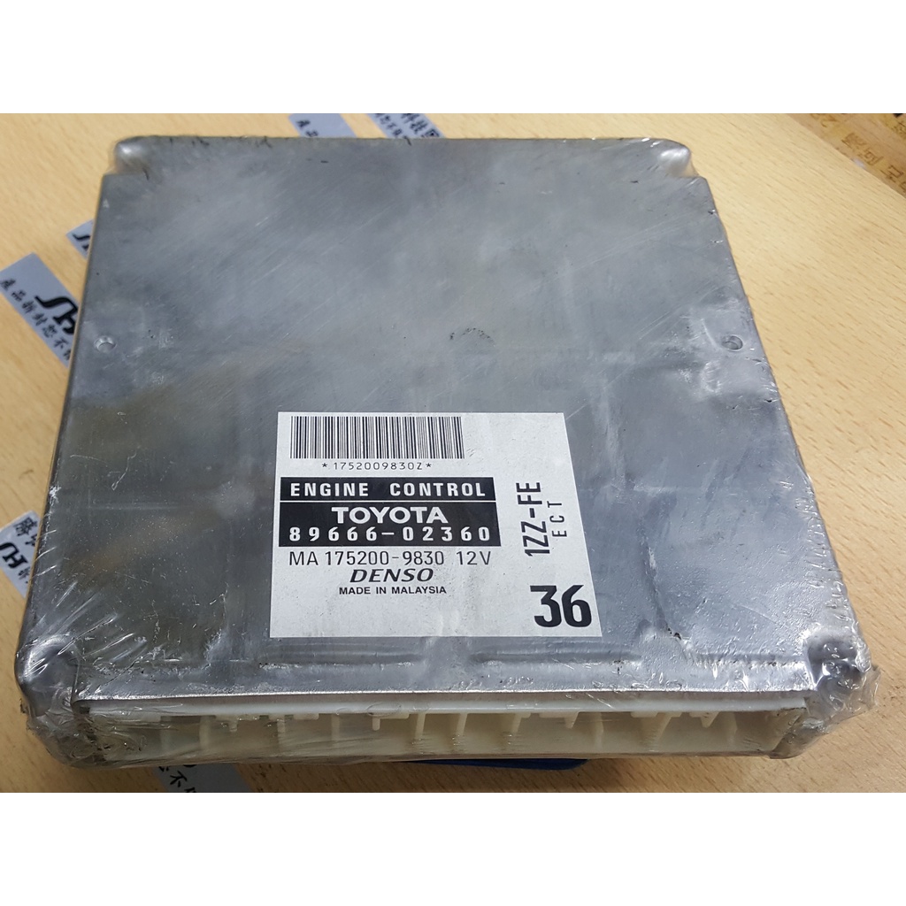 TOYOTA  ALTIS 1.8 引擎電腦 正廠 全新品 公司貨 2001- 89666-02360 ECU 行車電腦