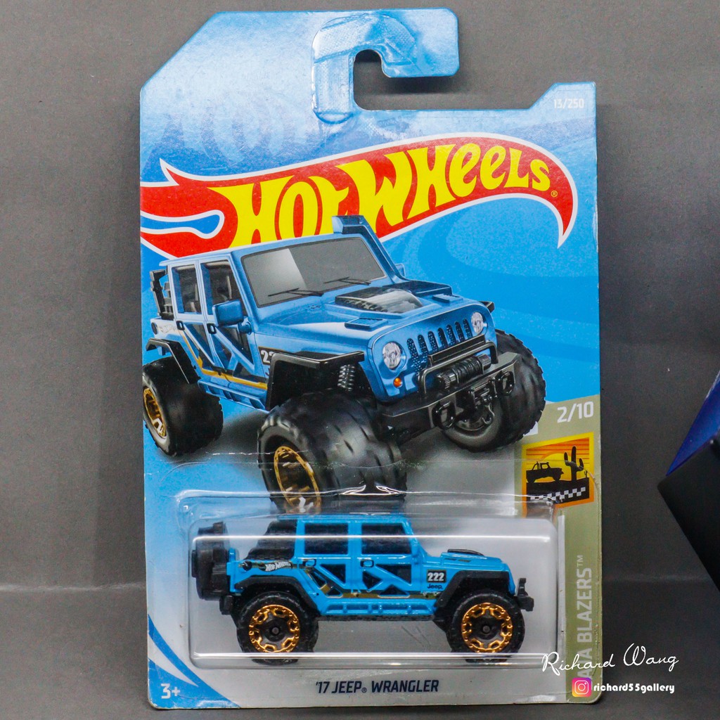 HotWheels Jeep Wrangler 吉普 藍哥 牧馬人 風火輪 克萊斯勒 最新小汽車 原裝卡盒 全新未拆