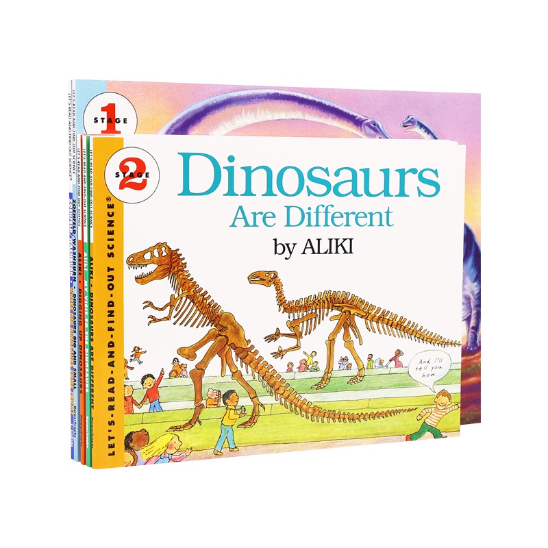 【點讀版】Let s read and find out science系列 科學啟蒙之恐龍 Dinosaur 5冊套裝