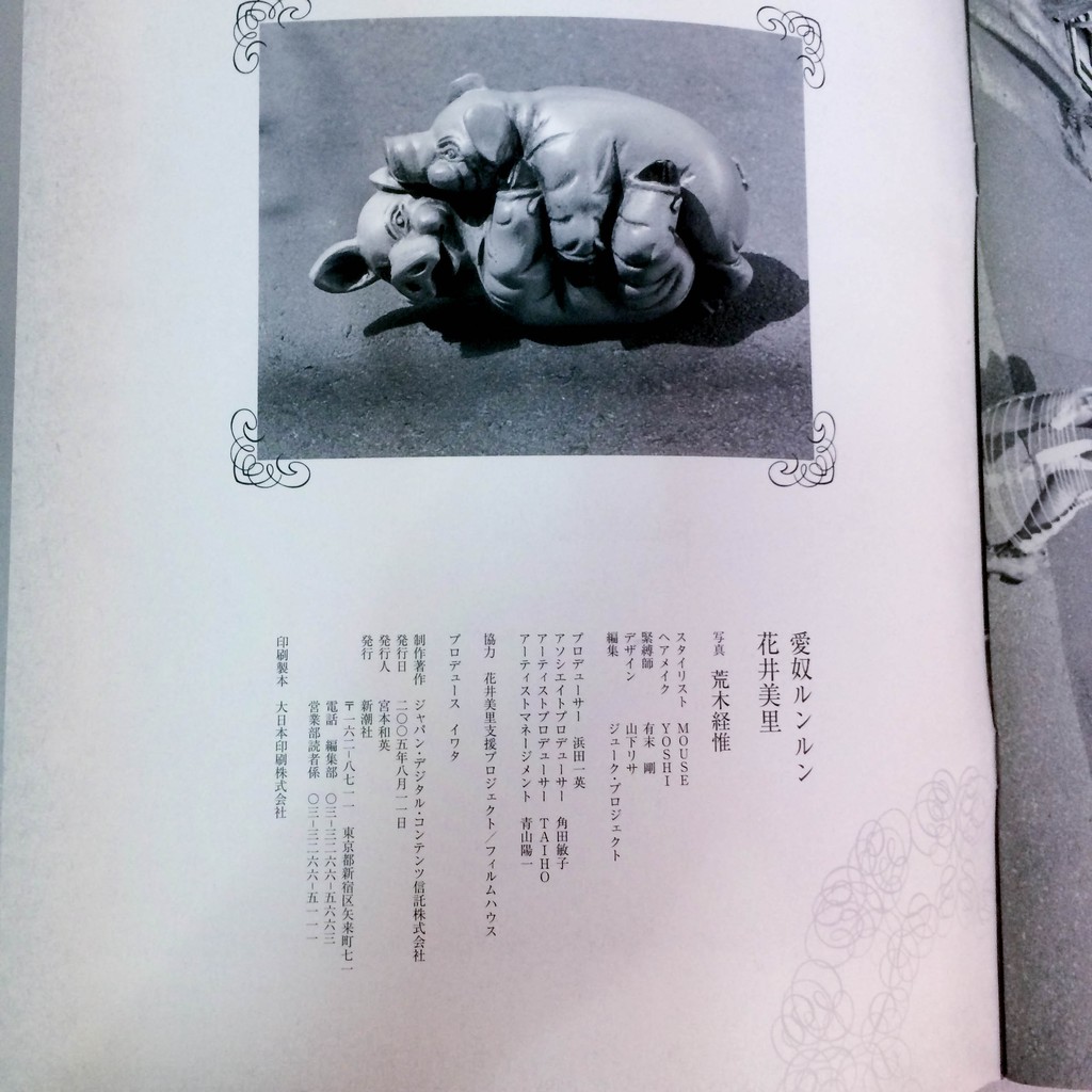 絕版與經典攝影集 月刊寫真特刊 愛奴ルンルン花井美里 花井美里x荒木經惟 限 蝦皮購物