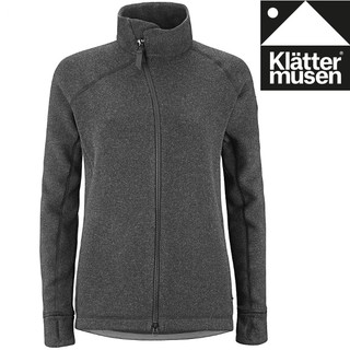 Klattermusen 攀山鼠 保暖羊毛外套/刷毛外套/中層衣 Balder Zip 女款 KM20605W 石墨C