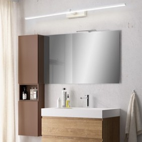 「全新品」北歐風格白色造型燈具 LED浴室燈110v 壁燈鏡燈8w白光 鋁合金烤漆防水