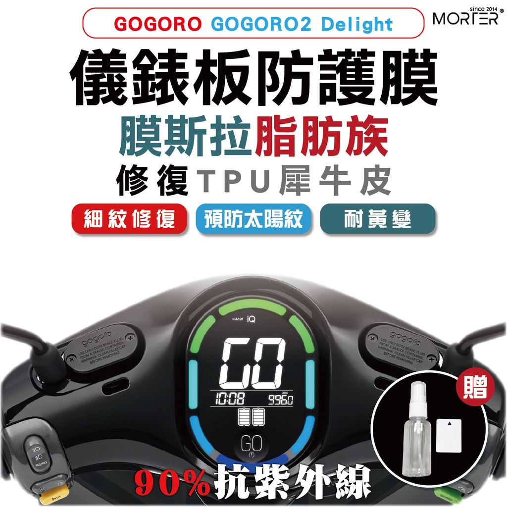 ˋˋ MorTer ˊˊ GOGORO2 Delight 儀表貼 TPU 修復 犀牛皮 保護貼 螢幕貼 螢幕 儀表 儀錶