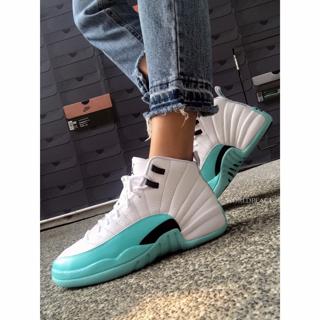 aqua blue jordan 12