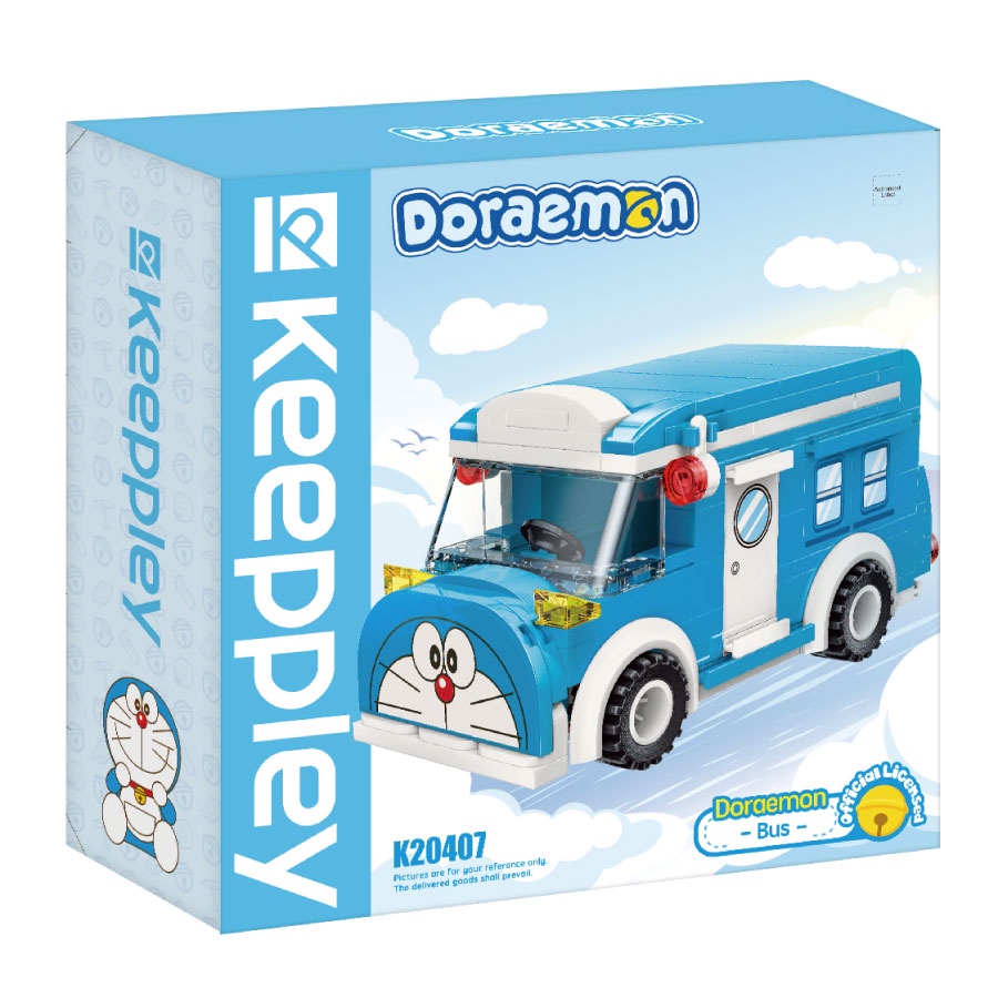Qman Doraemon 哆啦A夢迷你巴士積木 ToysRUs玩具反斗城