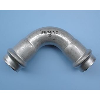 不鏽鋼壓接零件st壓接90度彎頭熱水管另件配管壓著接頭 蝦皮購物