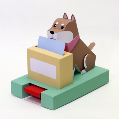 中村開己 _可動的紙玩偶_忠犬八公 巧手折一折 日本創意折紙 益智手作紙雕 立體摺紙 狗