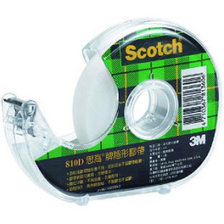3M Scotch 隱形膠帶 810D，12mm x 32.9M