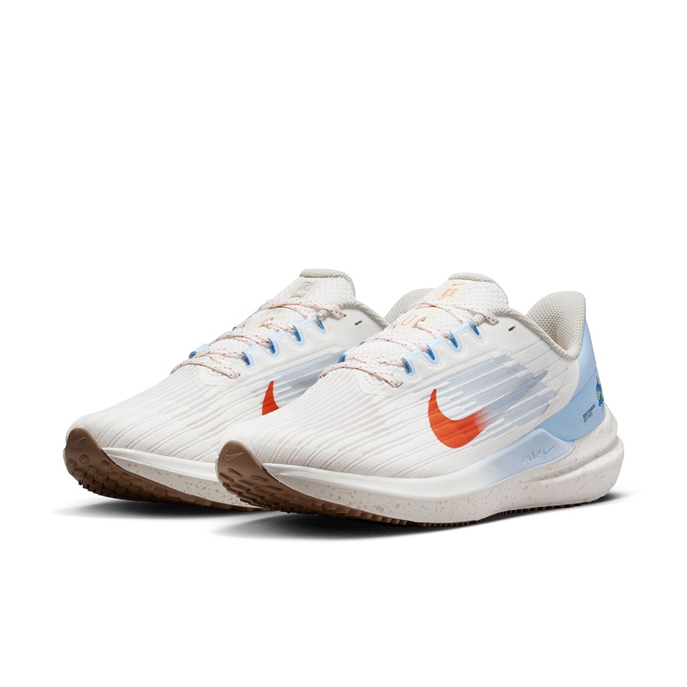 NIKE WMNS AIR WINFLO 9 女慢跑鞋 運動緩震 白藍 KAORACER DX6048181