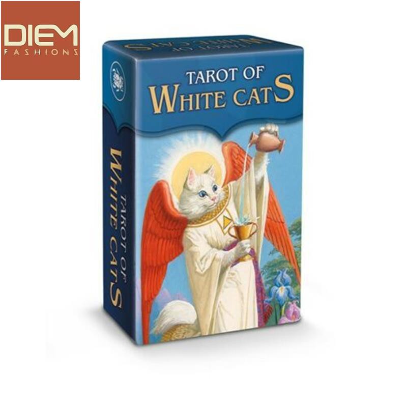 【免運】Tarot Of the White Cats 白貓塔羅牌 英文 跨境熱銷