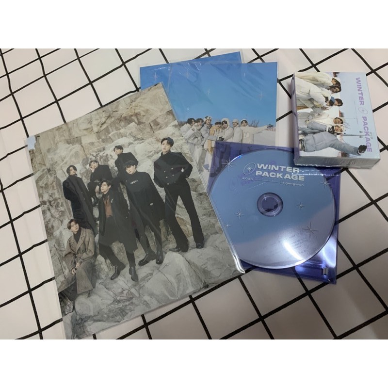 防彈少年團 BTS 2021 WINTER PACKAGE 冬日寫真 冬寫 拆售 dvd 迷你海報 貼紙 首批 相片