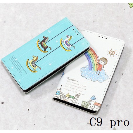 韓國彩繪皮套D152-1 三星 Note 10 plus Note10 Lite C9 pro手機殼保護殼保護套手機套