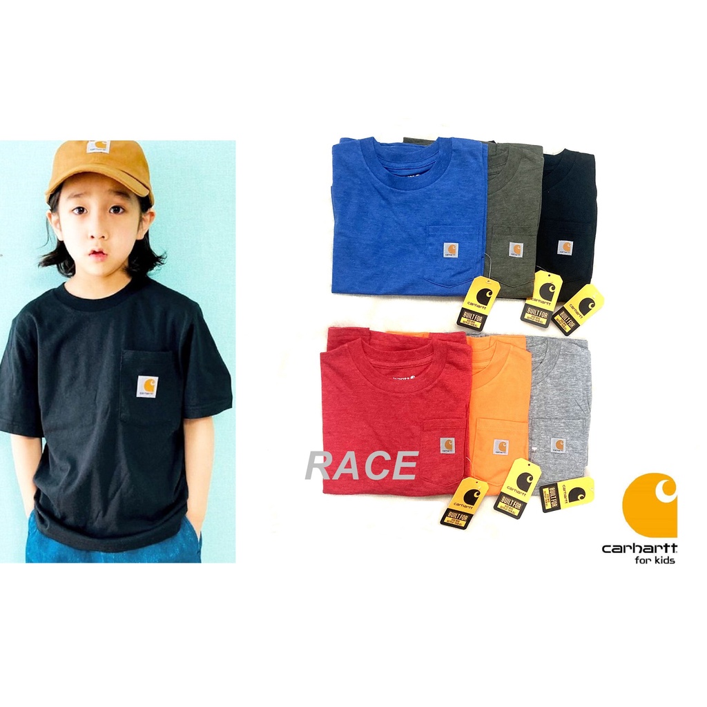 【RACE】CARHARTT KIDS K87 短袖 口袋踢 短踢 短T T恤 圓領 兒童 童裝 多色