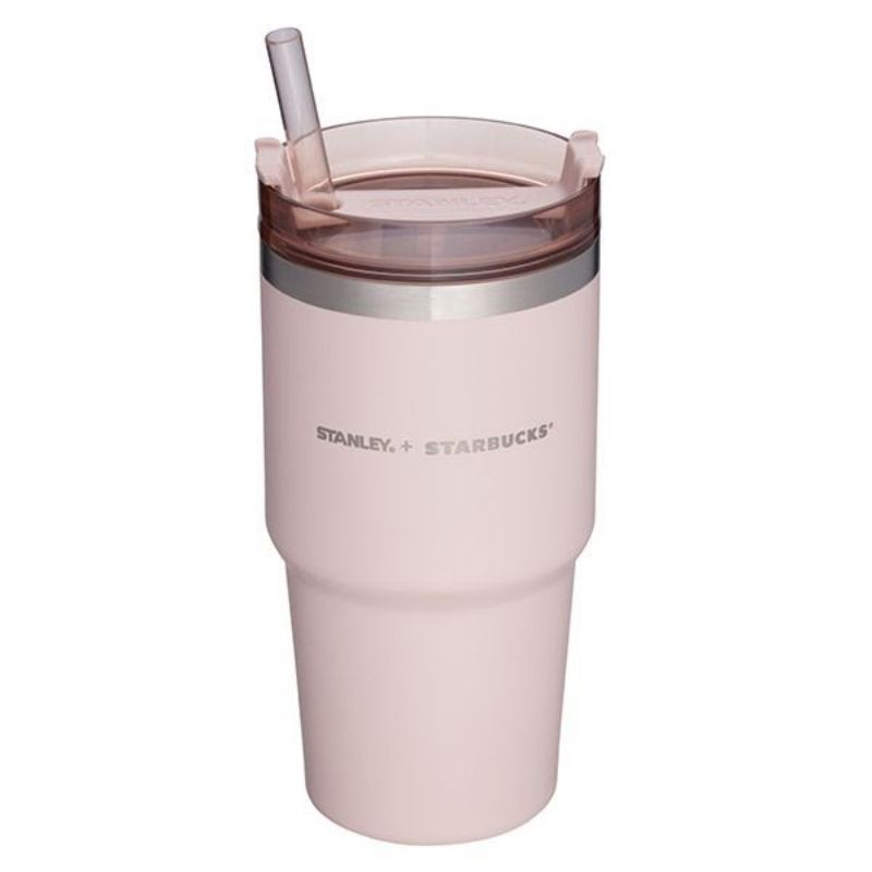 全新 Starbucks星巴克 × STANLEY 煙粉紅 不鏽鋼TOGO冷水杯