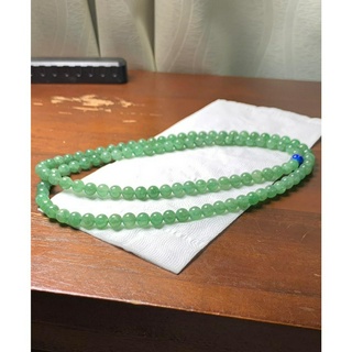 翡翠A貨 108顆 珠串手鏈 手鍊 手串 珠鍊 珠子玉珠 手珠 算盤珠 放光玻璃種