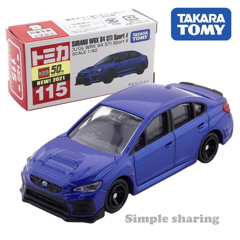 《星矢TOY'S》板橋實體店面 Tomica 多美小汽車 No.115 速霸陸 WRX S4 STI Sport