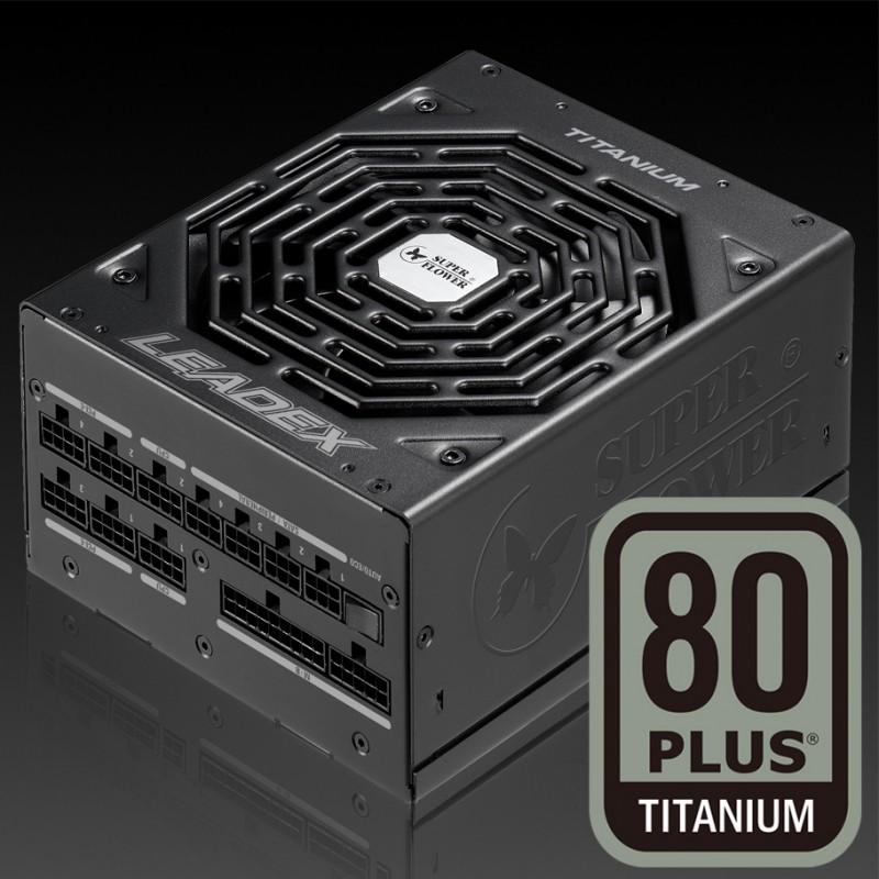 【超頻電腦】振華 Leadex Titanium 850W 鈦金牌電源供應器(SF-850F14HT)