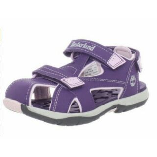   Timberland 男童鞋 / 女童鞋 (中性) 紫色 休閒 包趾 涼鞋 11m