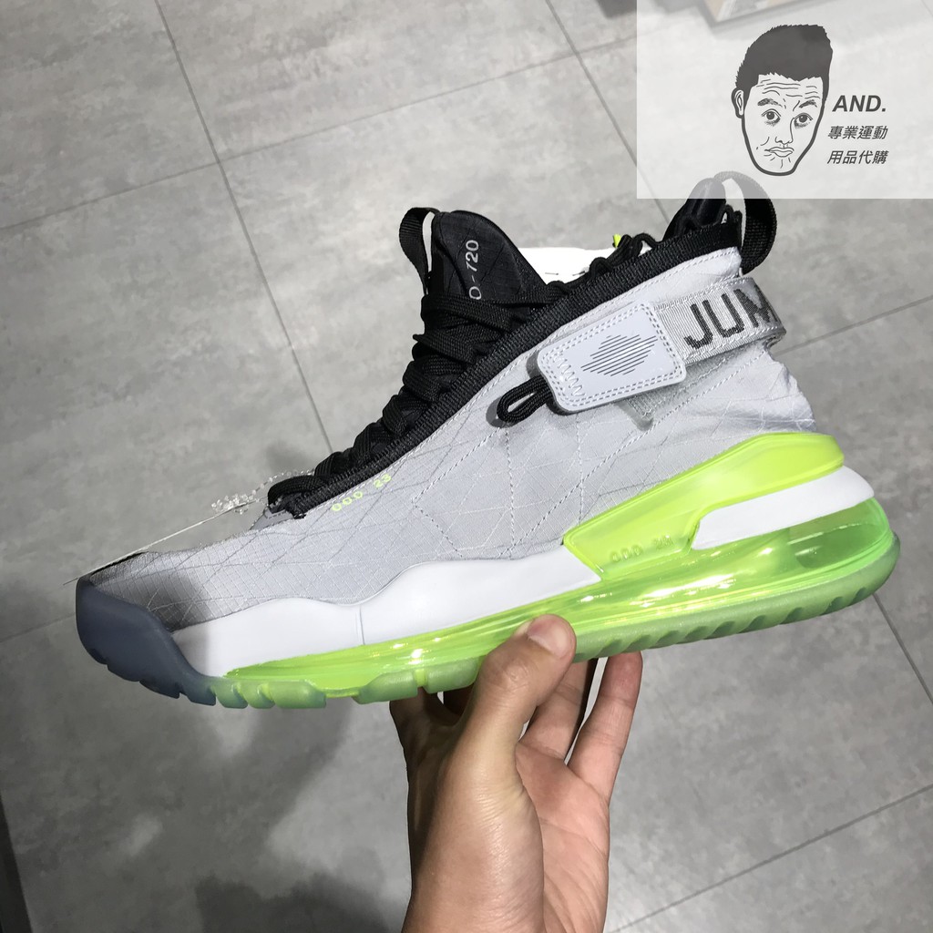 【AND.】NIKE JORDAN PROTO MAX 720 喬丹 灰黑綠 冰底 籃球 男款 BQ6623-007