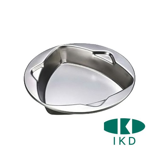 【IKD】抗菌ST三角餐盤 18cm K387050