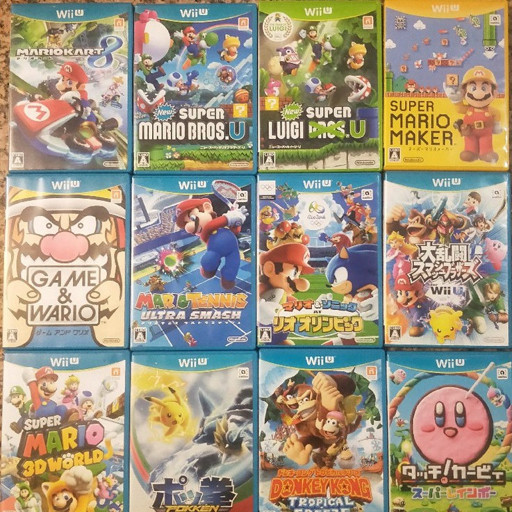 二手wiiu Wii U 原版馬力歐賽車 製造者 漆彈大作戰 大亂鬥 馬力歐派對10 日版 單片售價 加碼 買4送1 蝦皮購物