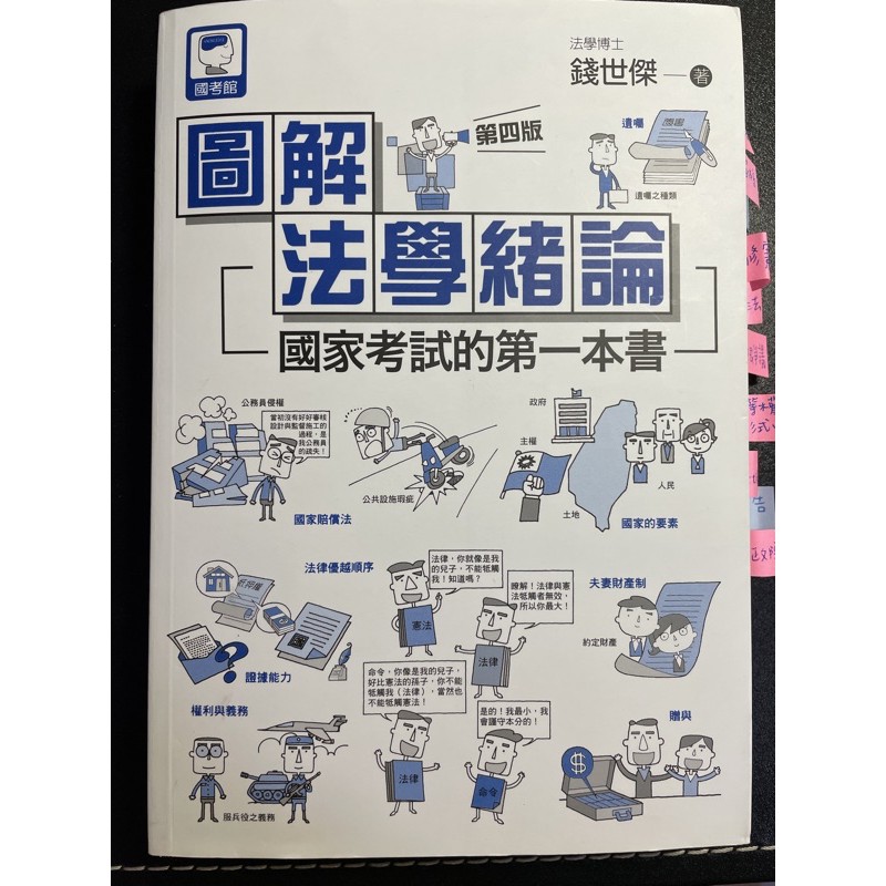 二手書 國考書圖解法學緒論有筆記 蝦皮購物